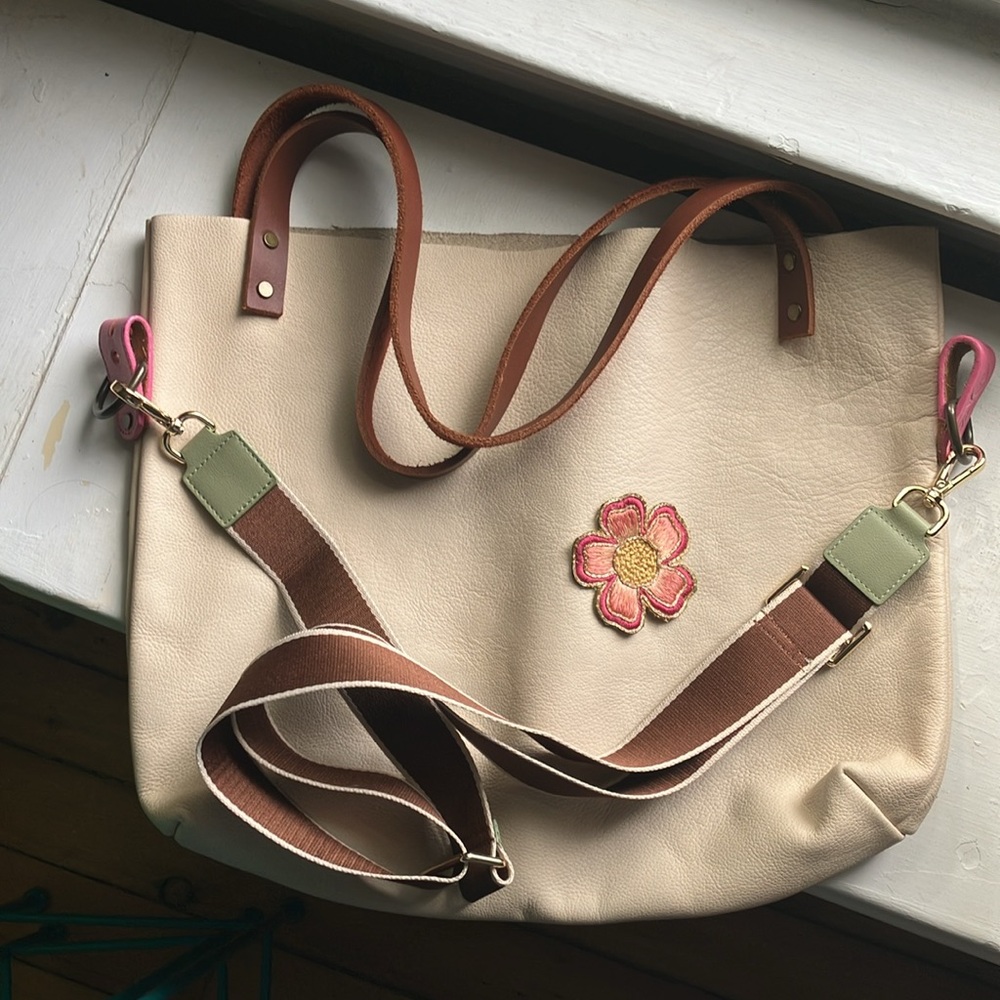 Crossbody Tote Leather CUSTOM Hobo Hippie Handmade Upcycle